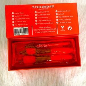 Beauty Creations Dare to be Bright  15 piece Brush Set